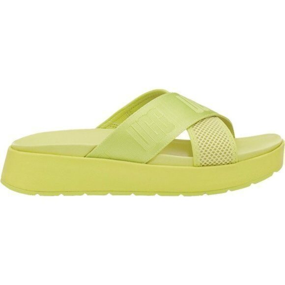 UGG Women's Emily Mesh YELLOW Slide Sandal Size 5 NEW - Picture 2 of 11